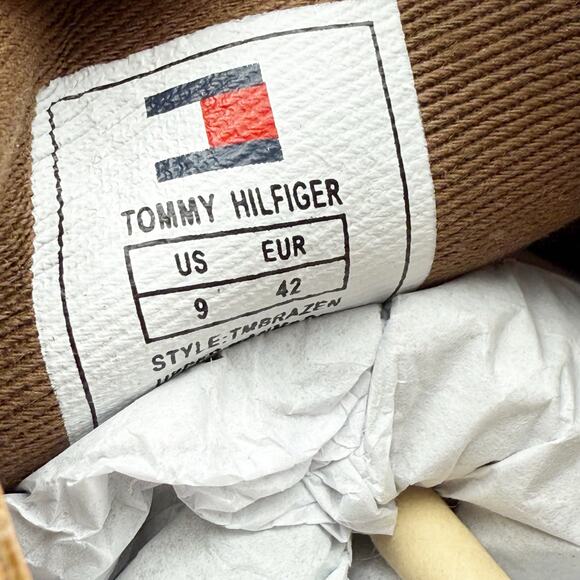 Tommy Hilfiger Men Brazen Two Eye Moc Toe Boat Shoe US 9 EU 42 Brown NIB - Picture 12 of 12